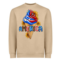 Mushroom ice cream america Heavyweight Sweatshirt - AdoDesignShop