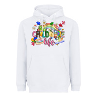 White childcare life Heavyweight Hoodie - JahusDesignShop