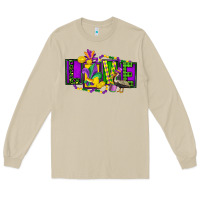 Mushroom mardi gras love Long Sleeve Tee - FaDigitalArtStudio