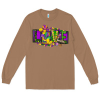 Toasted Coconut mardi gras love Long Sleeve Tee - FaDigitalArtStudio
