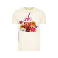 Vintage Arctic Valentines Day Frappe Coffee Vintage Tee - FaDigitalArtStudio