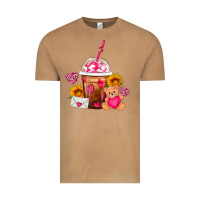Vintage Camel Valentines Day Frappe Coffee Vintage Tee - FaDigitalArtStudio