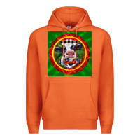 Carrot christmas baby holstein face Premium Hoodie - LillyAllenDesigns