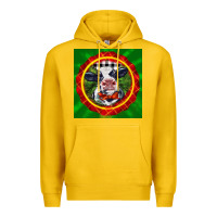 Lemon christmas baby holstein face Premium Hoodie - LillyAllenDesigns