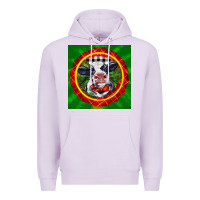 Lilac christmas baby holstein face Premium Hoodie - LillyAllenDesigns