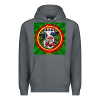 Rock christmas baby holstein face Premium Hoodie - LillyAllenDesigns