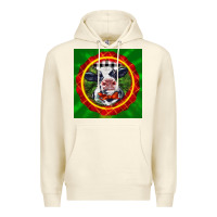 Sandshell christmas baby holstein face Premium Hoodie - LillyAllenDesigns
