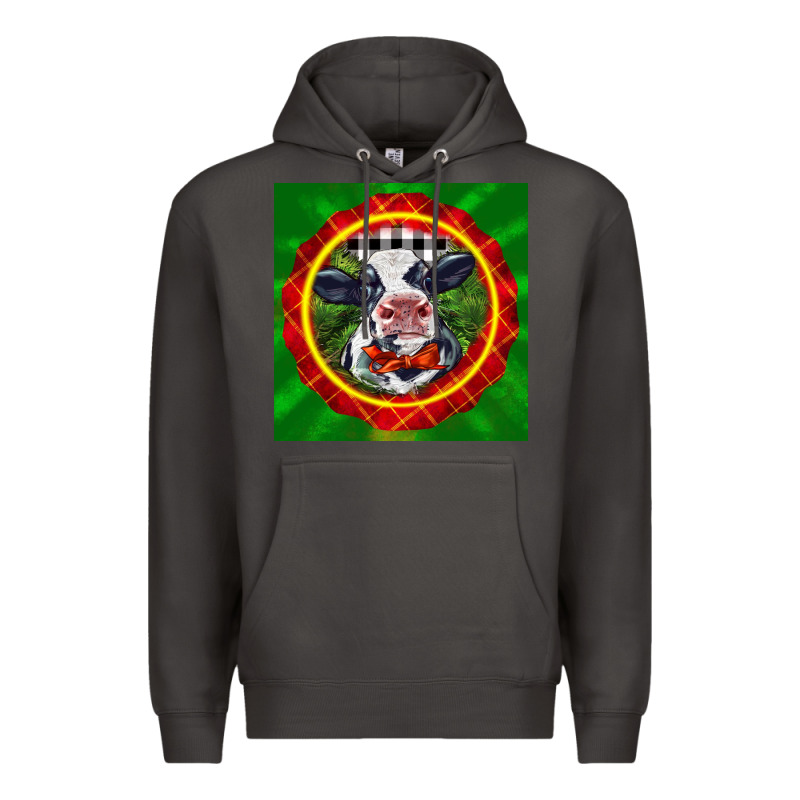 Christmas Baby Holstein Face Premium Hoodie by LillyAllenDesigns | Teevron