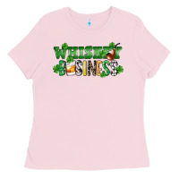 Bubblegum Pink Whiskey business St. Patrick's Day Ladies Tee - CowGirlArtShop