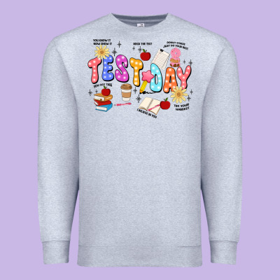 Test Day Premium Sweatshirt Designed By Jahusdesignshop