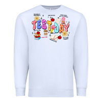 White test day Premium Sweatshirt - JahusDesignShop