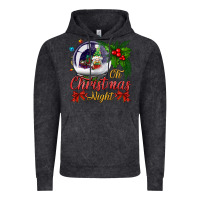 Vintage Black oh christmas night snow globe Vintage Hoodie - BundleAndBundleShop
