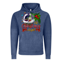 Vintage Denim oh christmas night snow globe Vintage Hoodie - BundleAndBundleShop