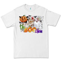 White the boo crew Premium Tee - CowGirlArtShop