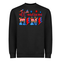 Black all american mimi Heavyweight Sweatshirt - AdoDesignShop