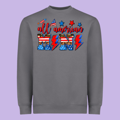 All American Mimi Heavyweight Sweatshirt Designed By Adodesignshop