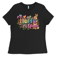 Black One hoppy mama easter day Ladies Tee - HowdyJamesFarm