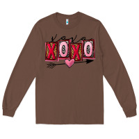 Chestnut Xoxo Love Long Sleeve Tee - FaDigitalArtStudio