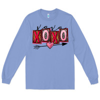 Colony Blue Xoxo Love Long Sleeve Tee - FaDigitalArtStudio