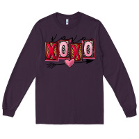 Plum Xoxo Love Long Sleeve Tee - FaDigitalArtStudio