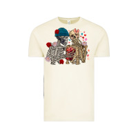 Vintage Arctic Skeleton couple Valentine's Day Vintage Tee - FaDigitalArtStudio