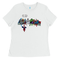 White and that's how i saved the world Ladies Tee - artisFamous