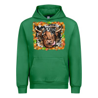 Emerald highland cow Urban Hoodie - JahusDesignShop