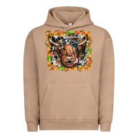 Pigment Burro highland cow Urban Hoodie - JahusDesignShop