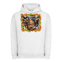 Pigment Lunar Rock highland cow Urban Hoodie - JahusDesignShop