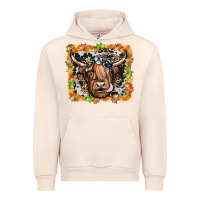 Sandshell highland cow Urban Hoodie - JahusDesignShop
