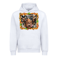 White highland cow Urban Hoodie - JahusDesignShop
