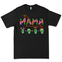 Black personalized this mama loves her monsters Premium Tee - CowGirlArtShop