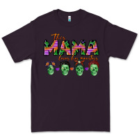Plum personalized this mama loves her monsters Premium Tee - CowGirlArtShop