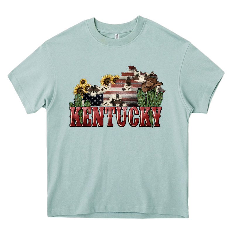 Kentucky 4th Of July Heavy Core Tee by HowdyJamesFarm | Teevron