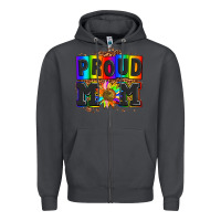 Smoke proud mom with sunflower Zipper Hoodie - AdoDesignShop
