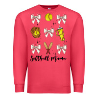 Cardinal softball coquette bow Premium Sweatshirt - JahusDesignShop