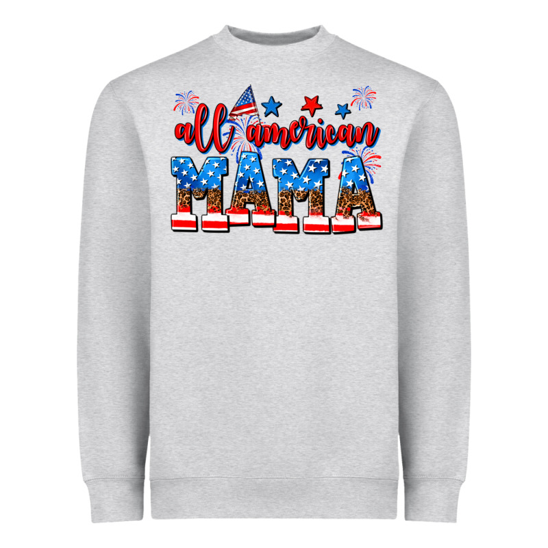 All American Mama Heavyweight Sweatshirt by AdoDesignShop | Teevron