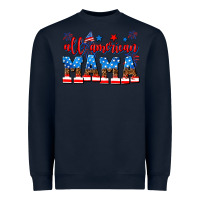 Navy all american mama Heavyweight Sweatshirt - AdoDesignShop