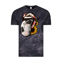 Cloud Black Soccer Tongue Vintage Tee - Jasminsmagicworld