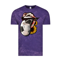 Cloud Purple Soccer Tongue Vintage Tee - Jasminsmagicworld