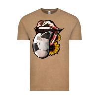 Vintage Coffee Soccer Tongue Vintage Tee - Jasminsmagicworld