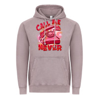 Vintage Zinc call me never Vintage Hoodie - FaDigitalArtStudio