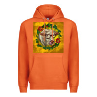 Carrot christmas charolais cow face Premium Hoodie - LillyAllenDesigns