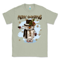 Matcha merry christmas snowman Classic Tee - CowGirlArtShop
