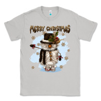 Moon Dust merry christmas snowman Classic Tee - CowGirlArtShop