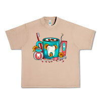 Burro Dentist Coffee Urban Heavy Tee - FaDigitalArtStudio