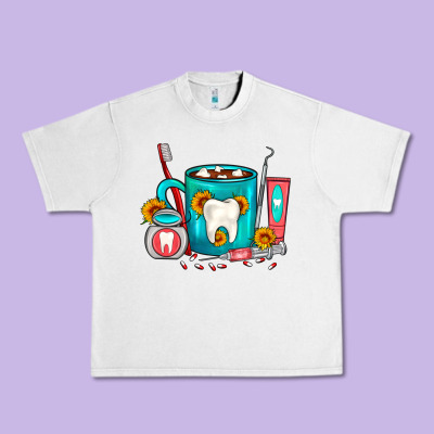 Dentist Coffee Urban Heavy Tee Designed By Fadigitalartstudio