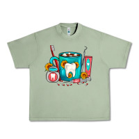Oil Green Dentist Coffee Urban Heavy Tee - FaDigitalArtStudio