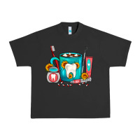 Pigment Black Dentist Coffee Urban Heavy Tee - FaDigitalArtStudio