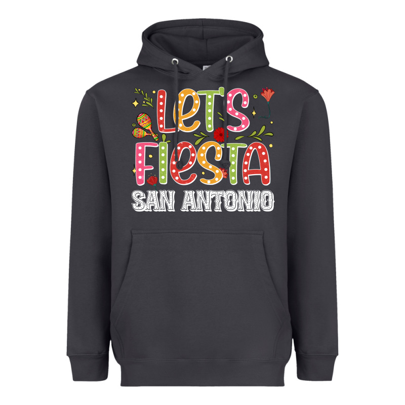 Lets Fiesta San Antonio Heavyweight Hoodie by JahusDesignShop | Teevron